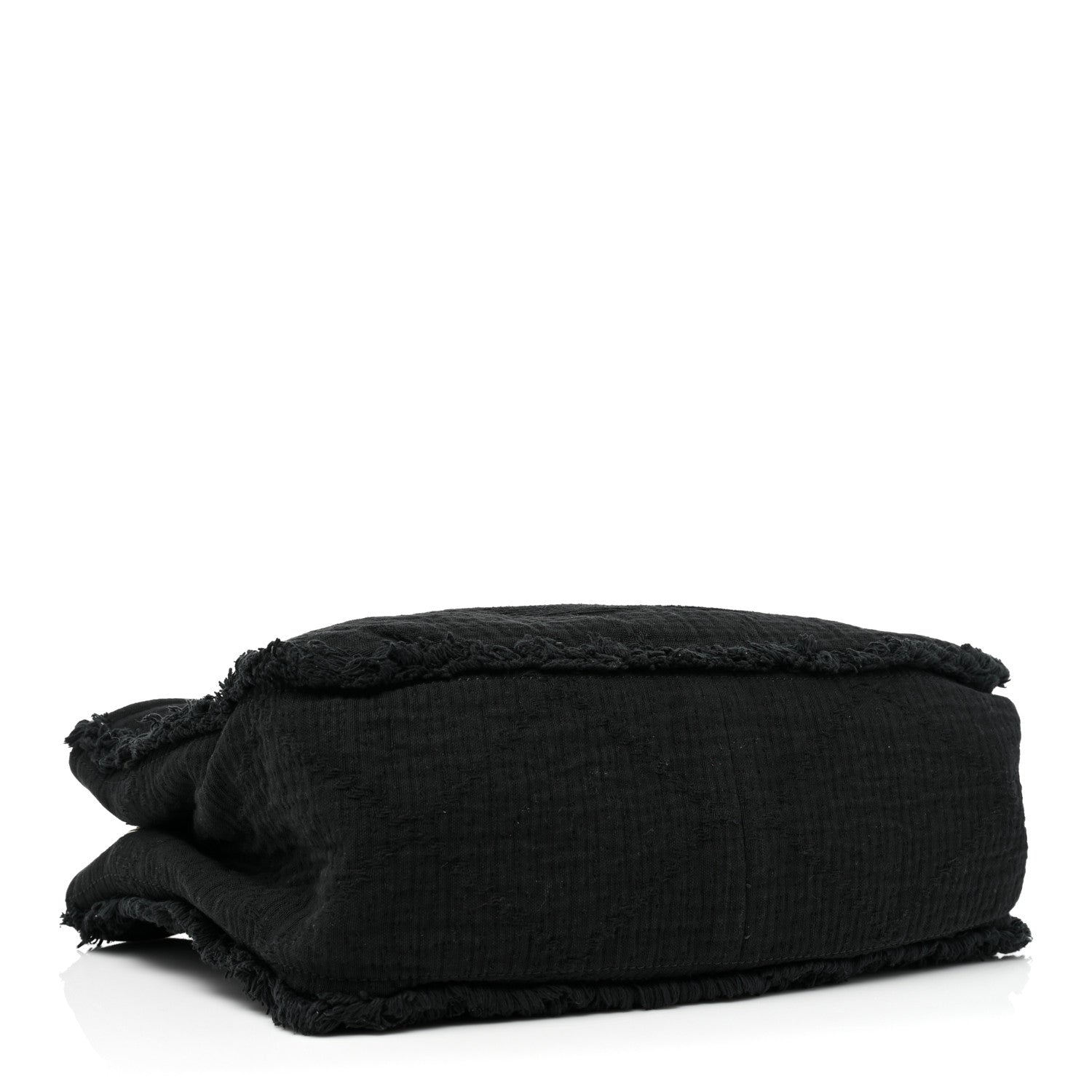 Chanel Canvas Large Double Face Shopping Tote Black 4 of 9