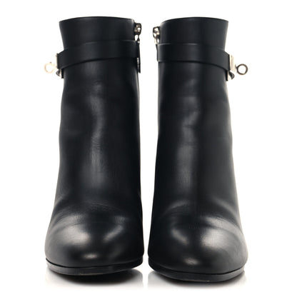 Hermes Calfskin Saint Germain Ankle Boots 37 Black 3 of 9