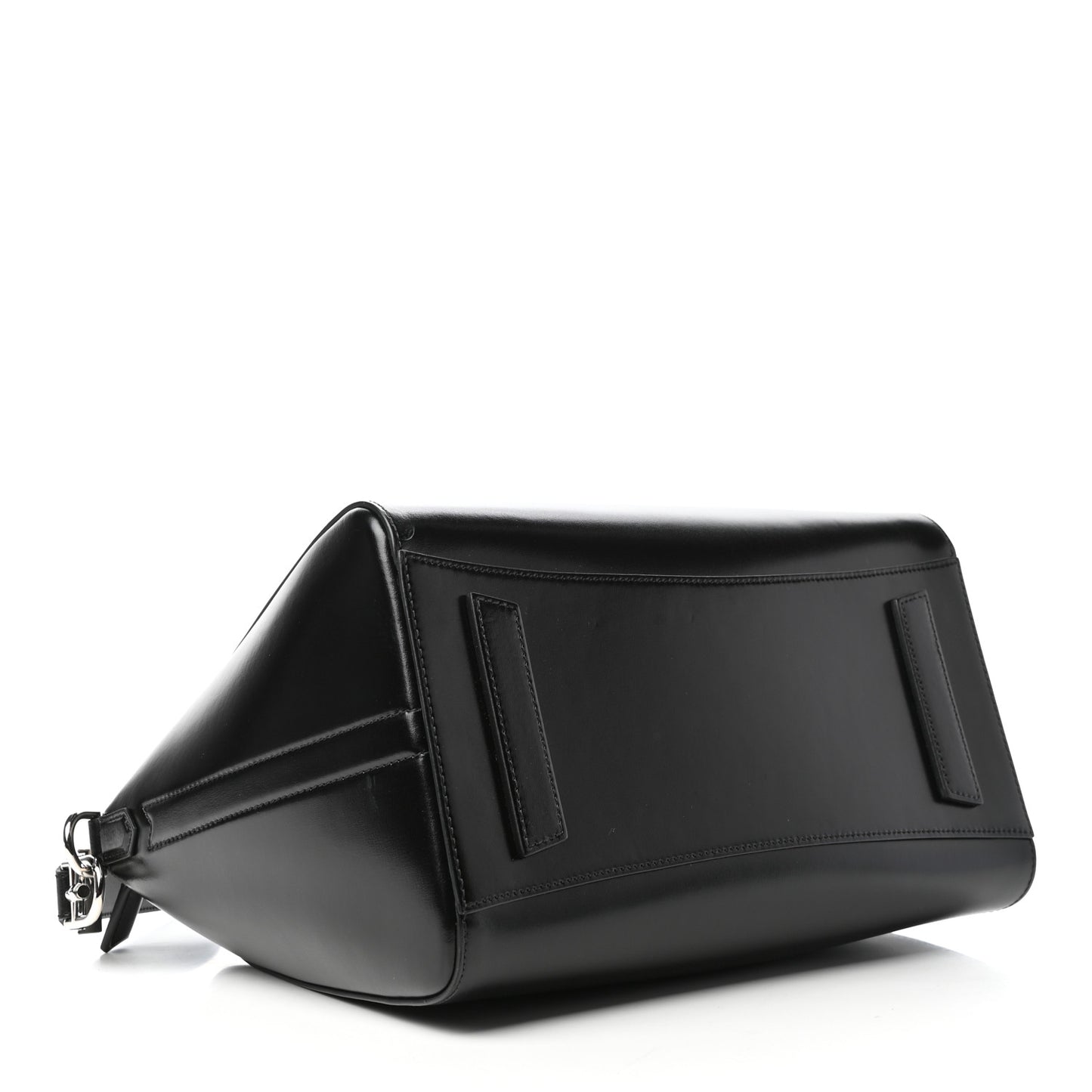Shiny Lord Calfskin Medium Antigona Black
