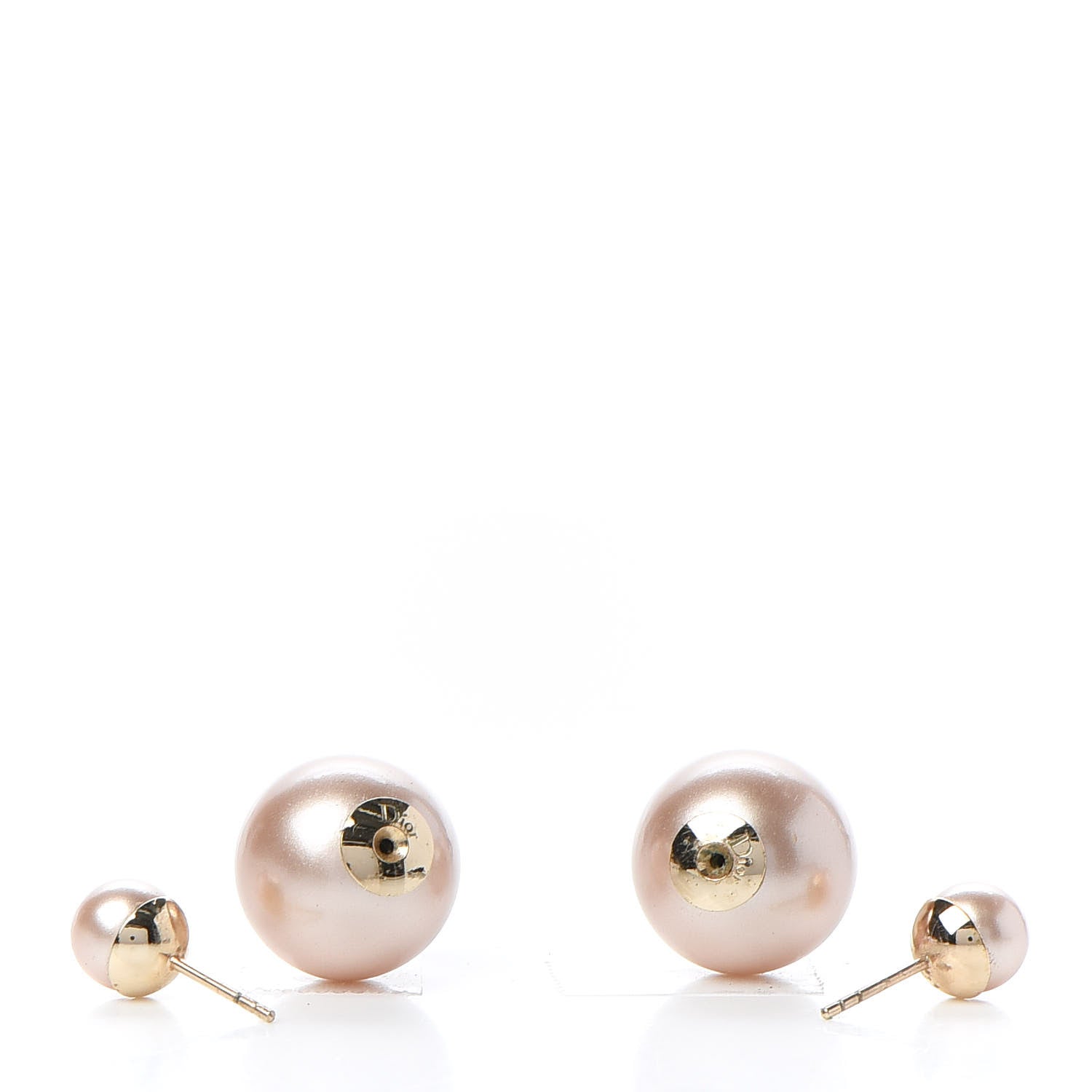Christian Dior Pearl Mise En Dior Tribal Earrings Pink 3 of 5