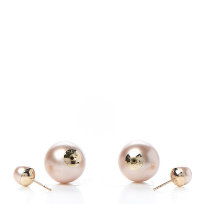 Christian Dior Pearl Mise En Dior Tribal Earrings Pink 3 of 5