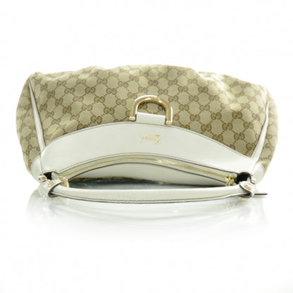 Gucci Monogram D Gold Large Hobo Ivory 5 of 11