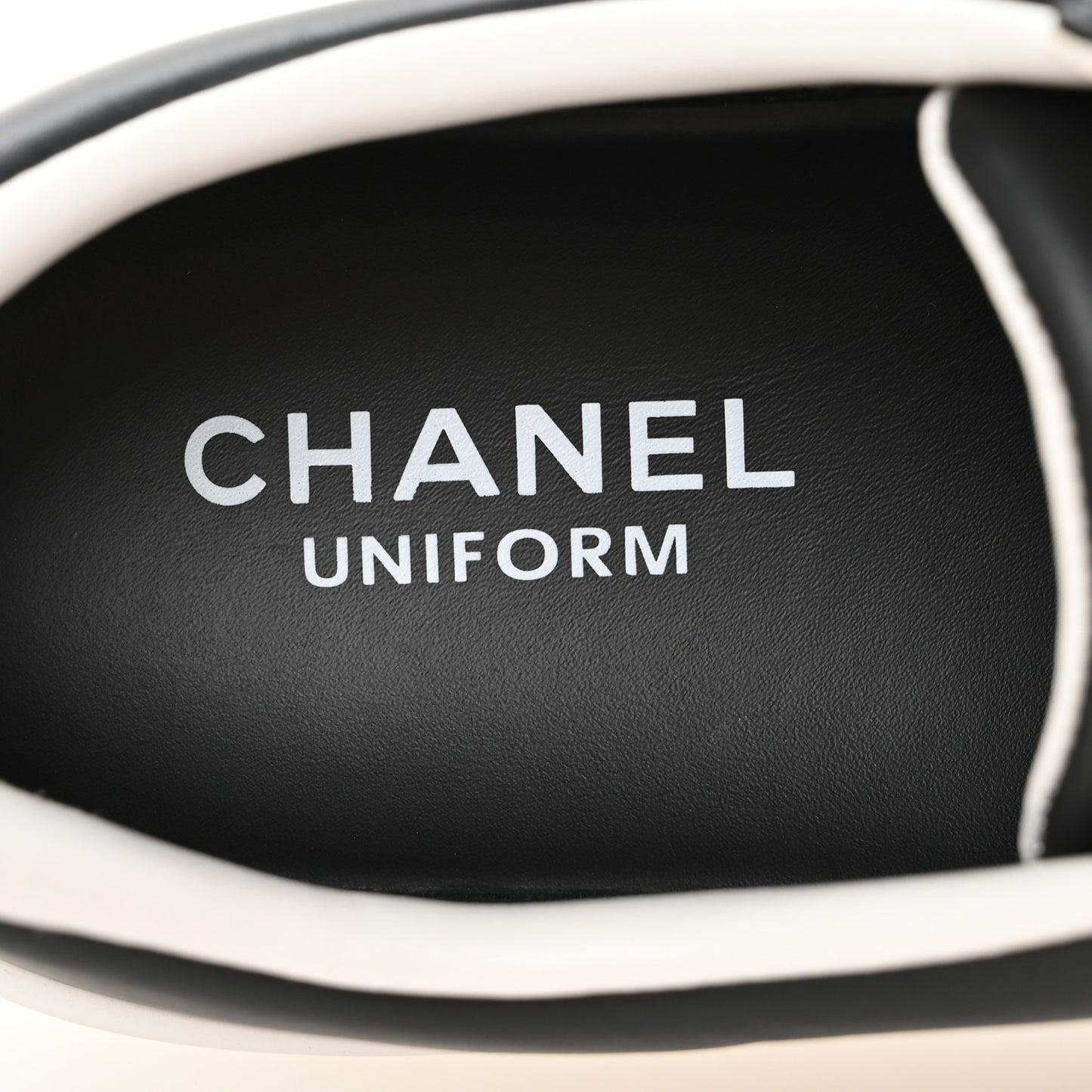 Calfskin CC Womens Sneakers 40 Black