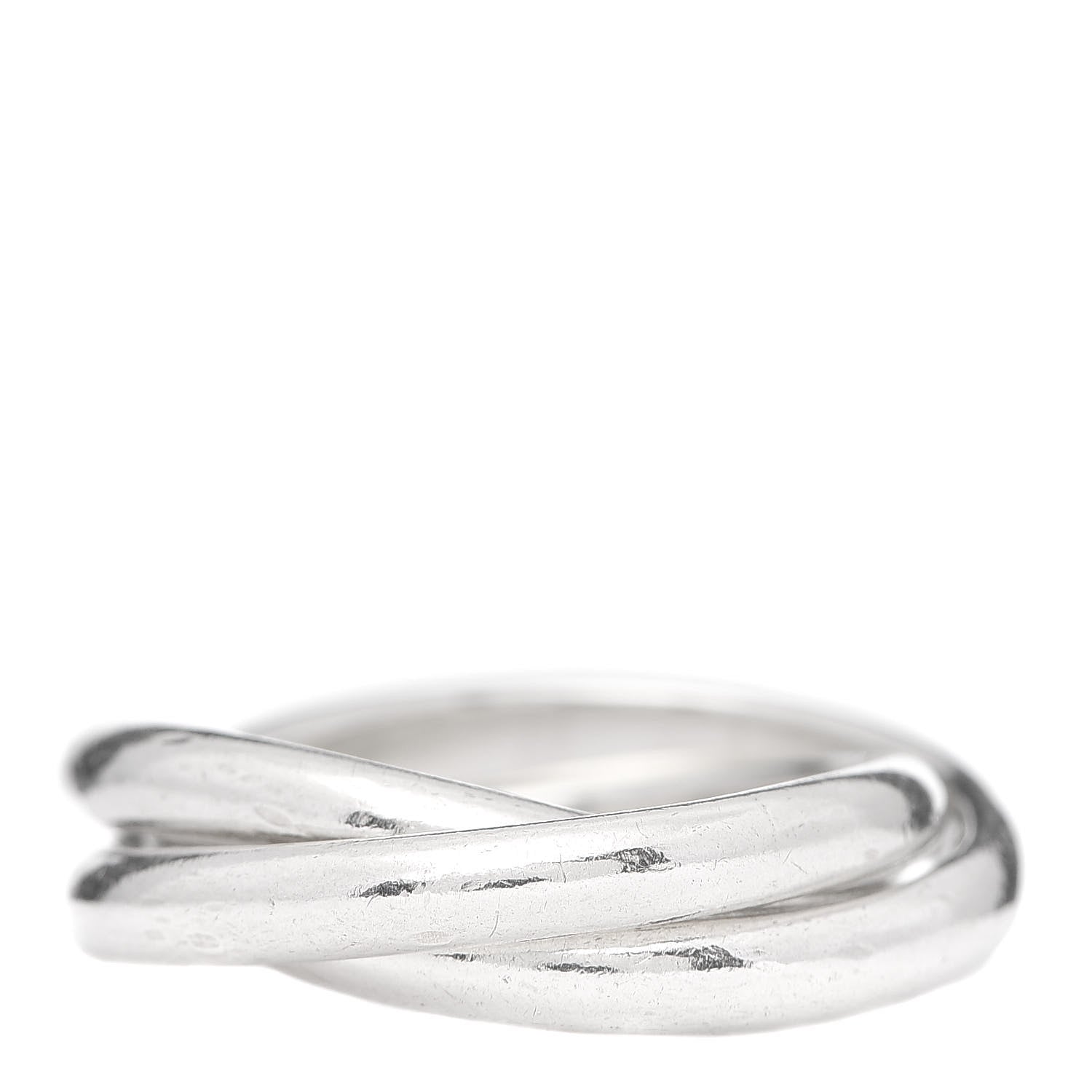 Tiffany Sterling Silver Interlocking Ring 52 6 1 of 4