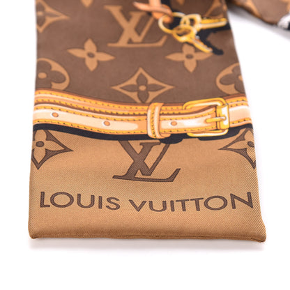 Louis Vuitton Silk Monogram Confidential Bandeau Brown 5 of 5
