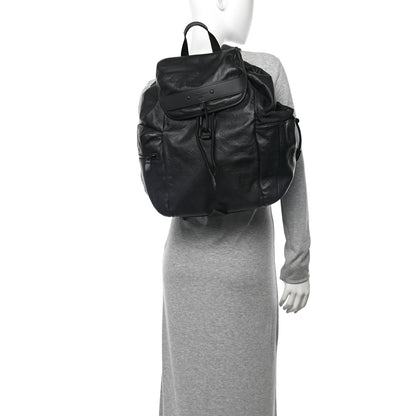 Louis Vuitton Calfskin Monogram Shadow Discovery Backpack Black 2 of 10