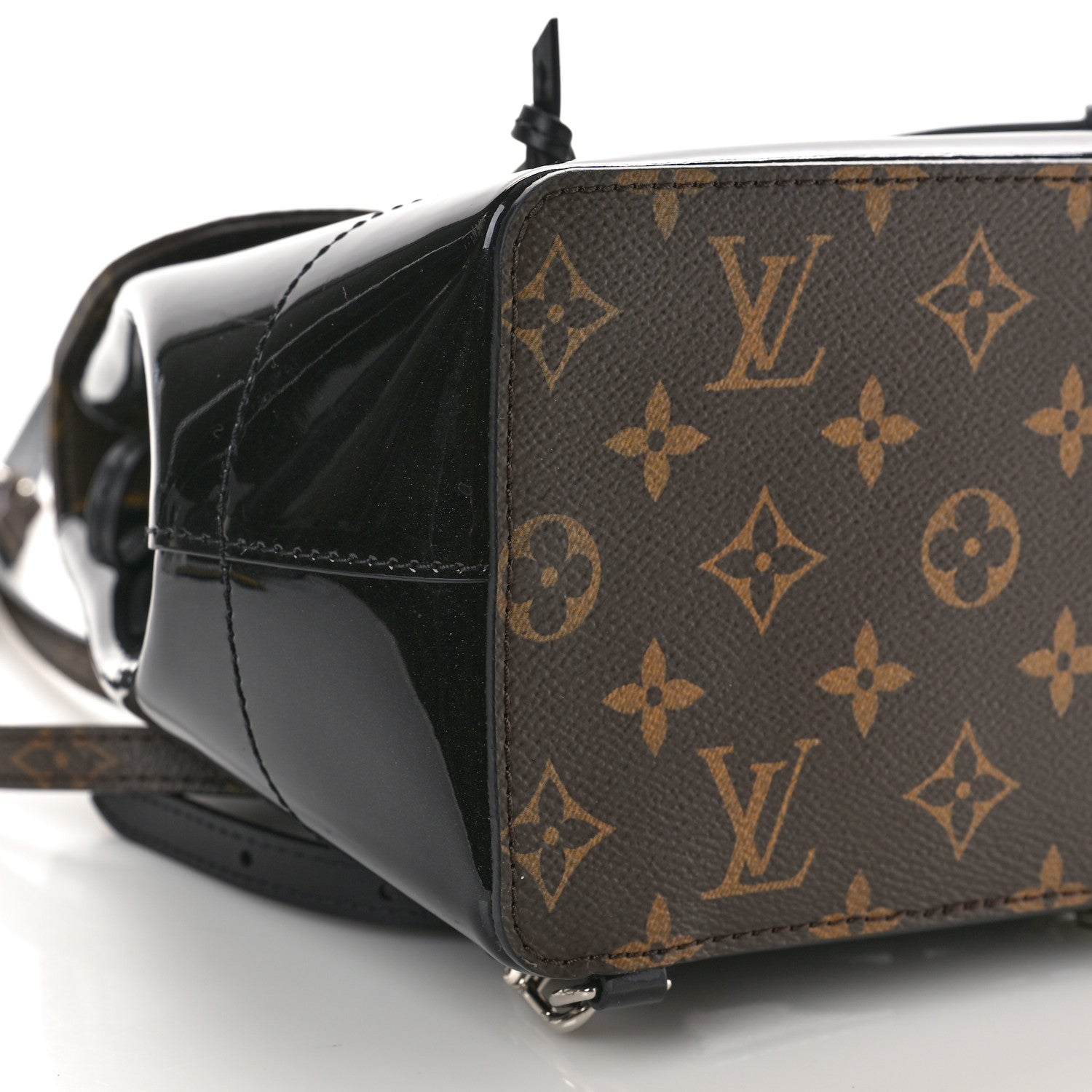 Louis Vuitton Patent Monogram Hot Springs Backpack Black 8 of 9