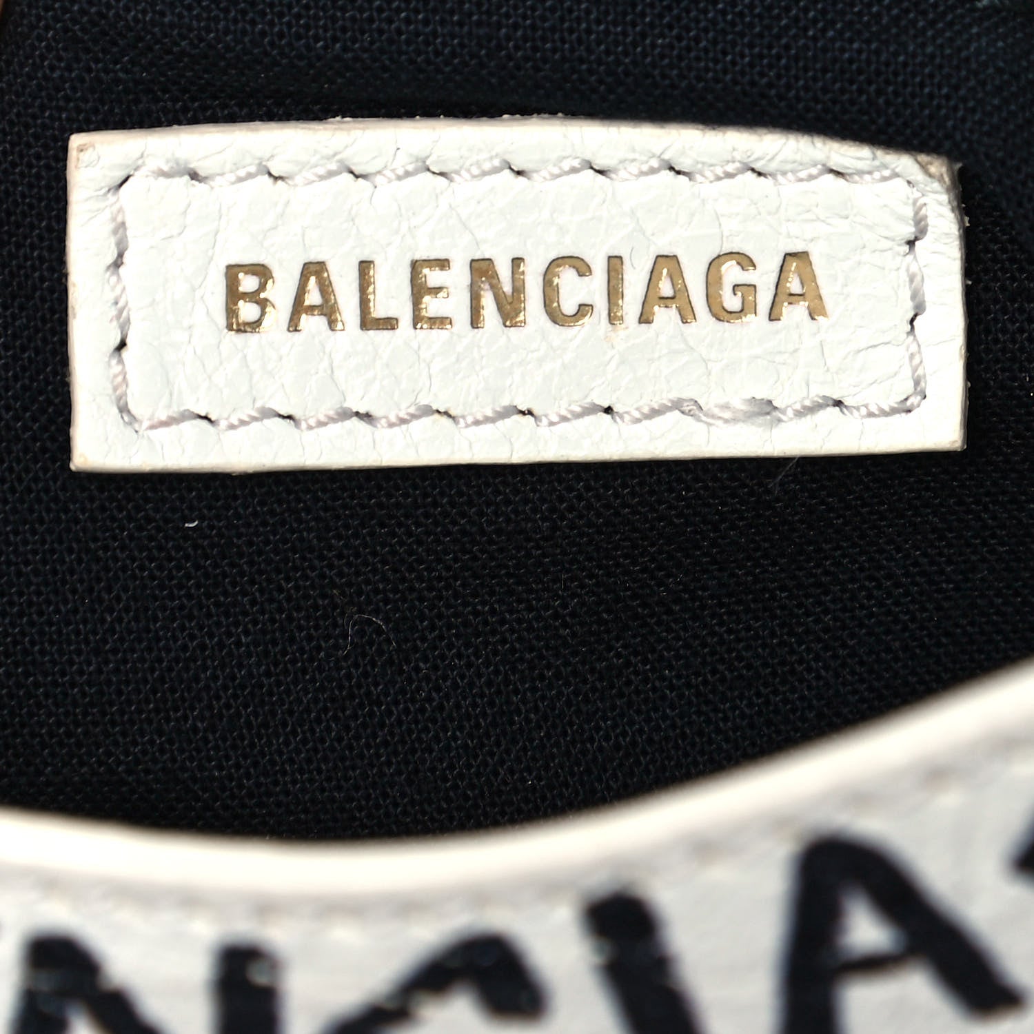 Balenciaga Agneau Graffiti All Over Classic Hardware Mini City White Multicolor 5 of 14
