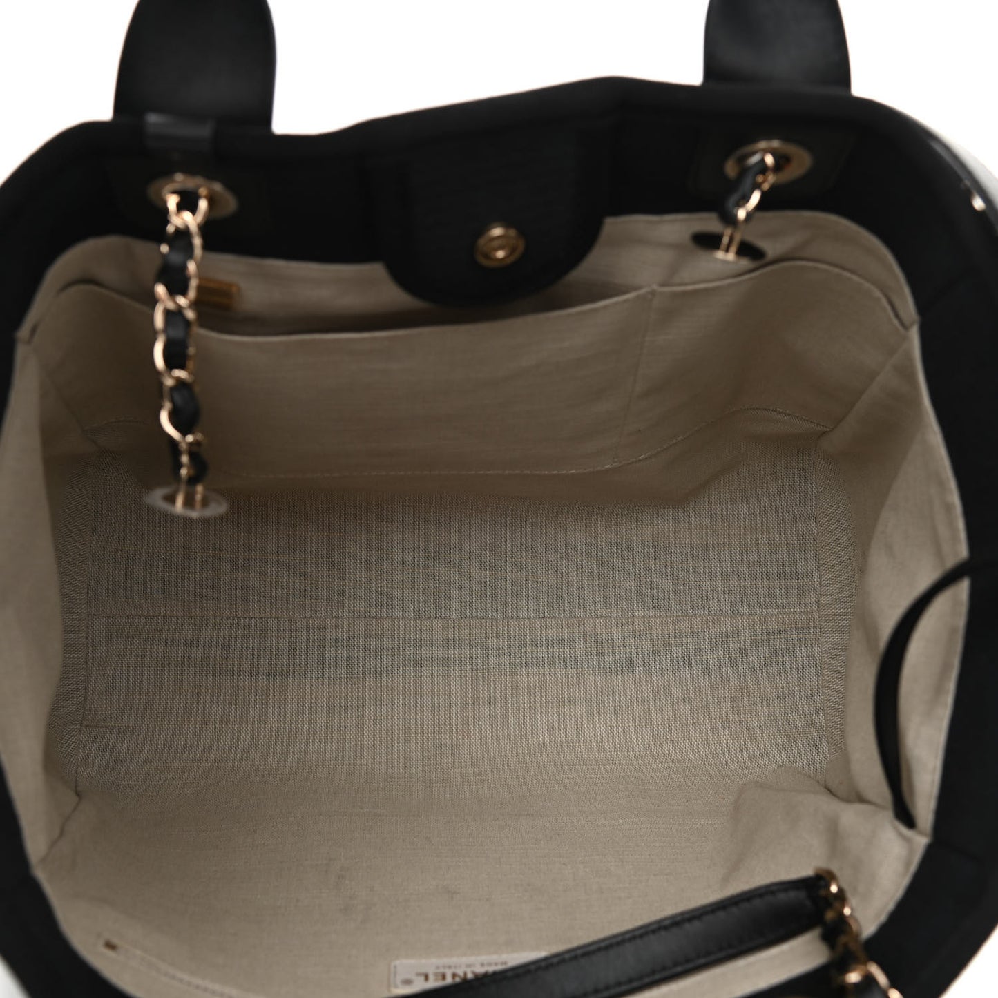 Mixed Fibers Small Deauville Tote Black