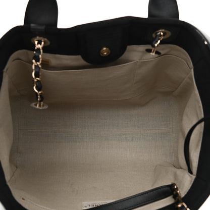Chanel Mixed Fibers Small Deauville Tote Black 6 of 11