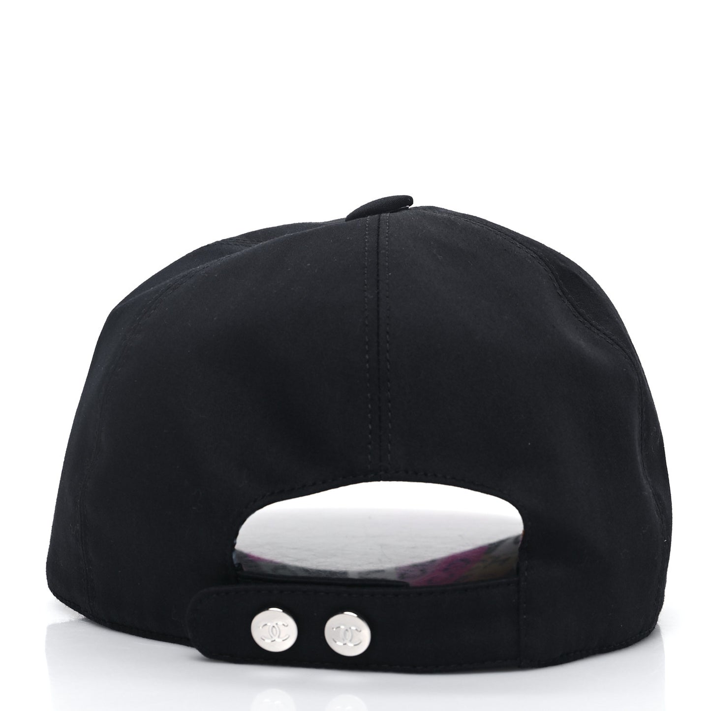 Cotton Sequin CC Cap Hat Black