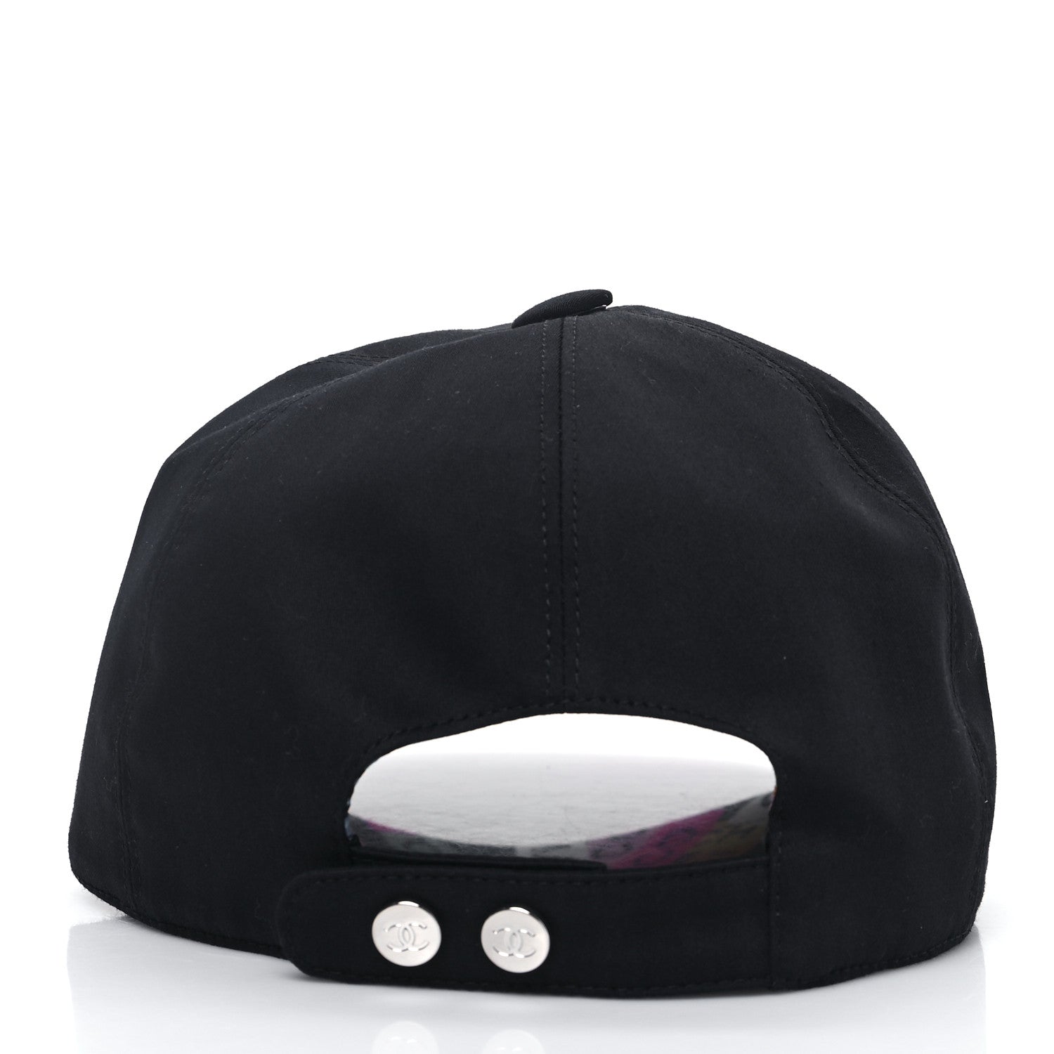 Chanel Cotton Sequin CC Cap Hat Black 4 of 7