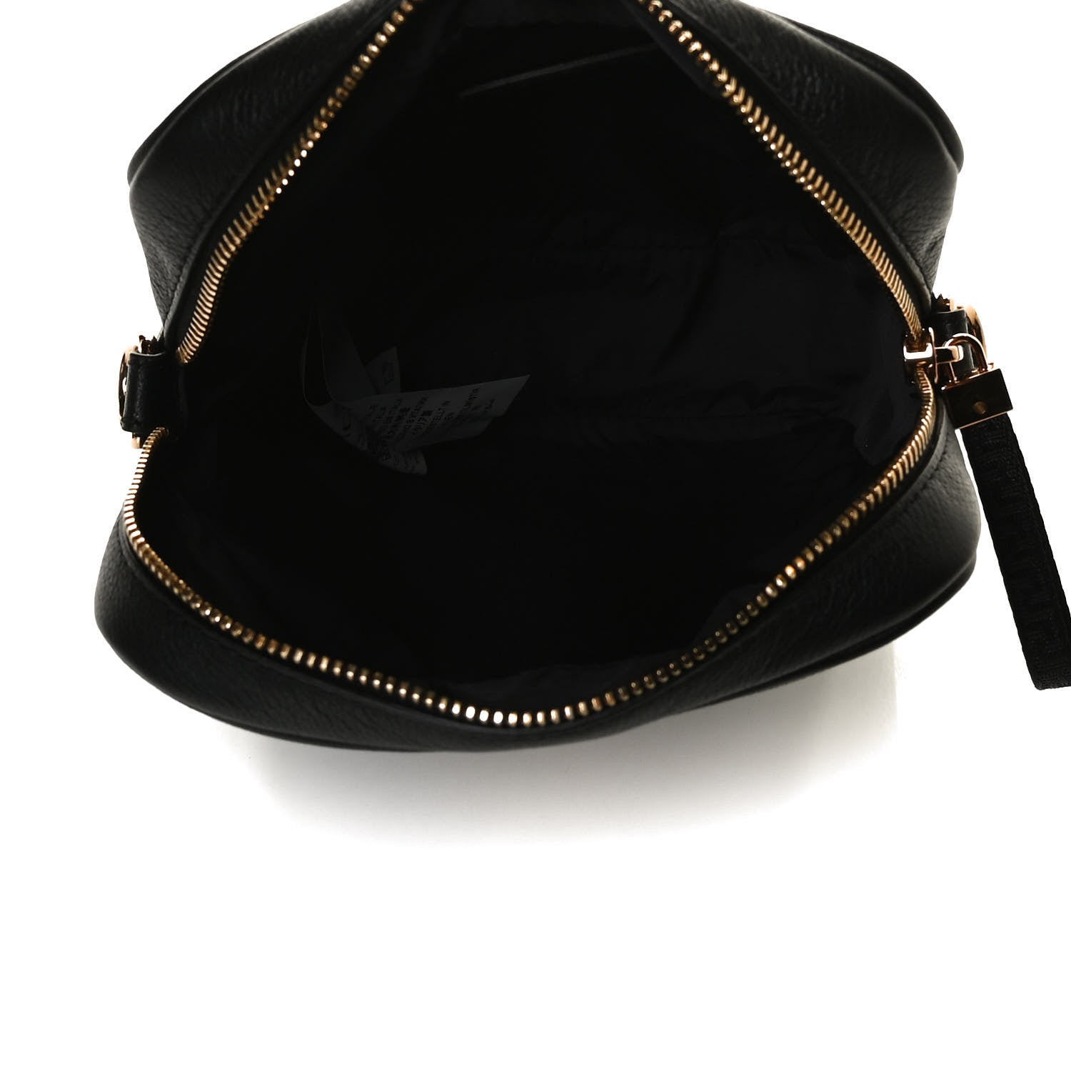 Versace Grained Calfskin Small Medusa Messenger Bag Black 4 of 13