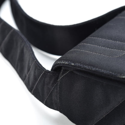 Chanel Satin Vertical Quilt Mini Flap Shoulder Bag Black 12 of 15