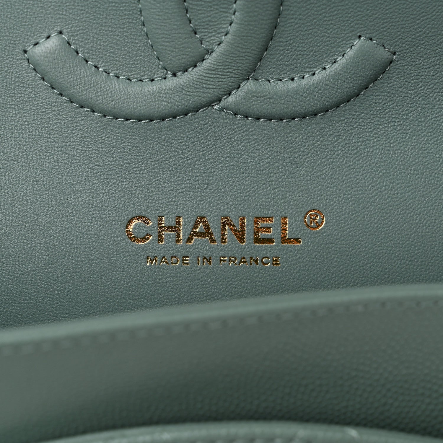 Chanel Caviar Quilted Medium Double Flap Dark Green 6 of 11