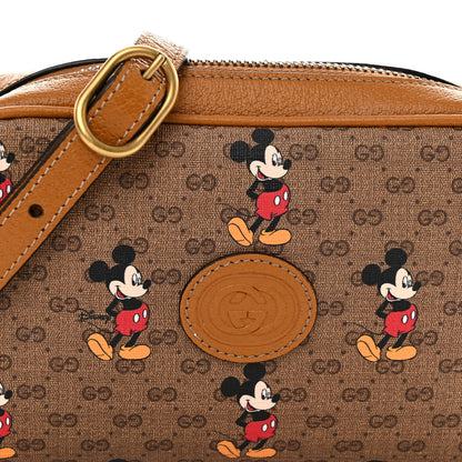 Gucci X DISNEY Mini Vintage GG Supreme Monogram Mickey Mouse Shoulder Bag Beige Vintage Sun Oil 7 of 9