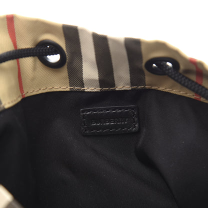 Burberry Econyl Icon Stripe Phoebe Drawcord Pouch Archive Beige 6 of 12