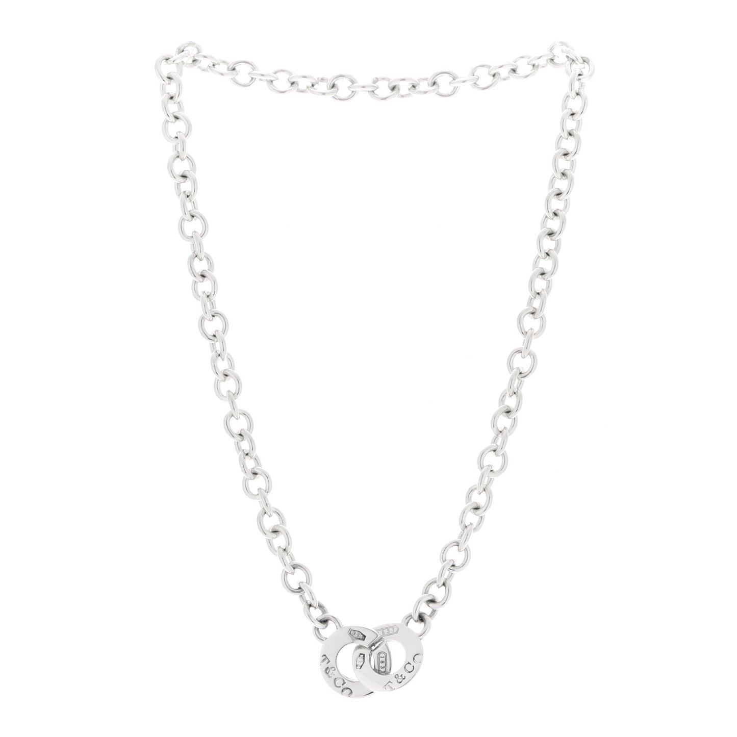 Sterling Silver 1837 Circle Clasp Necklace
