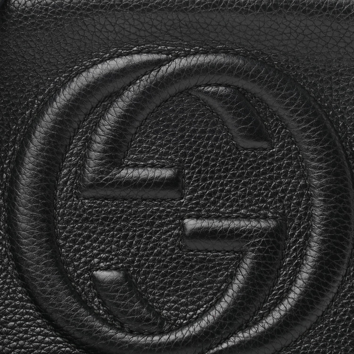 Gucci Pebbled Calfskin Small Soho Disco Bag Black 8 of 12