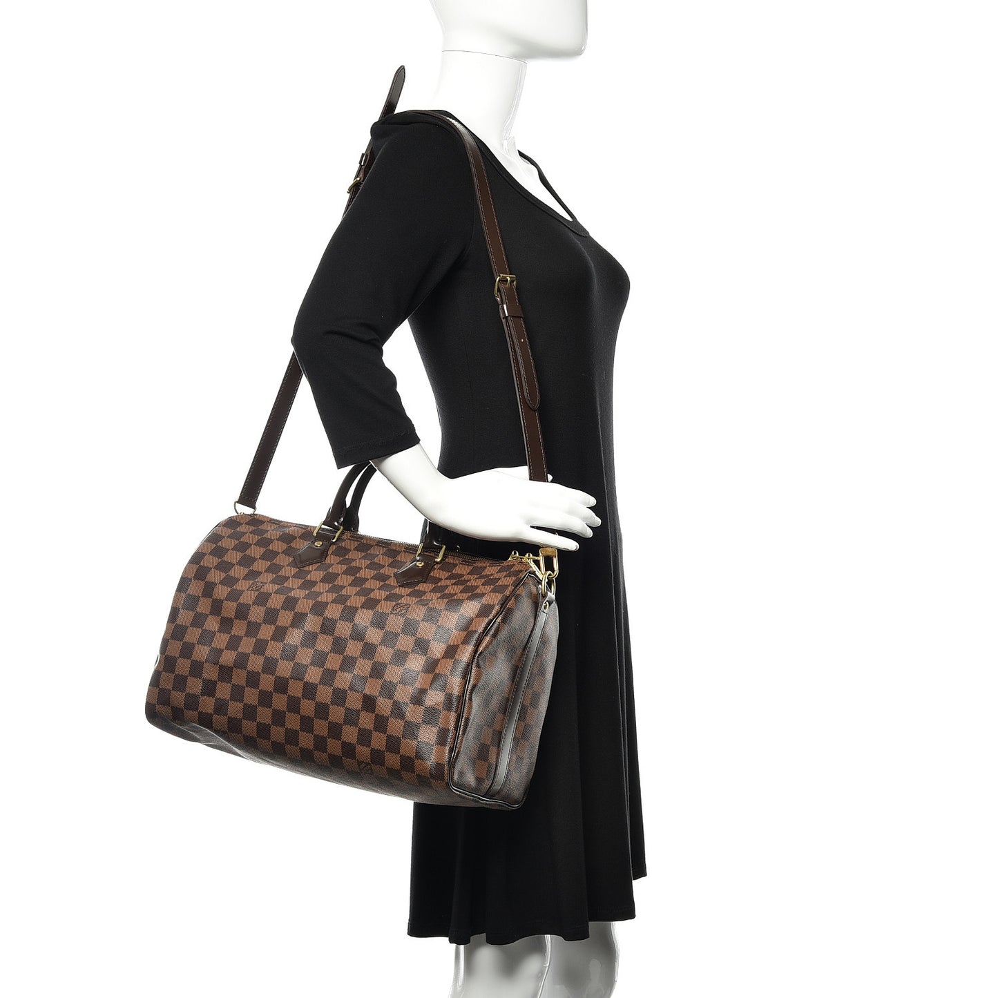 Damier Ebene Speedy Bandouliere 35