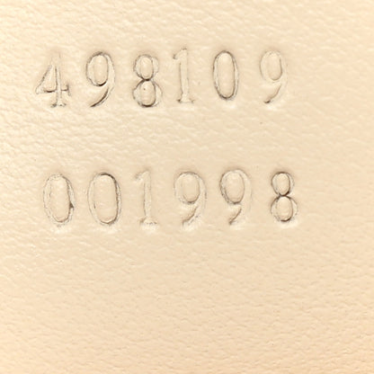 Gucci Calfskin Matelasse Medium GG Marmont Top Handle Shoulder Bag Mystic White 7 of 11