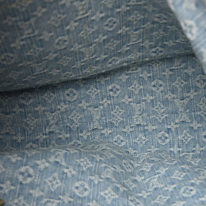 Louis Vuitton Monogram Denim CarryAll PM Sky Blue 6 of 12