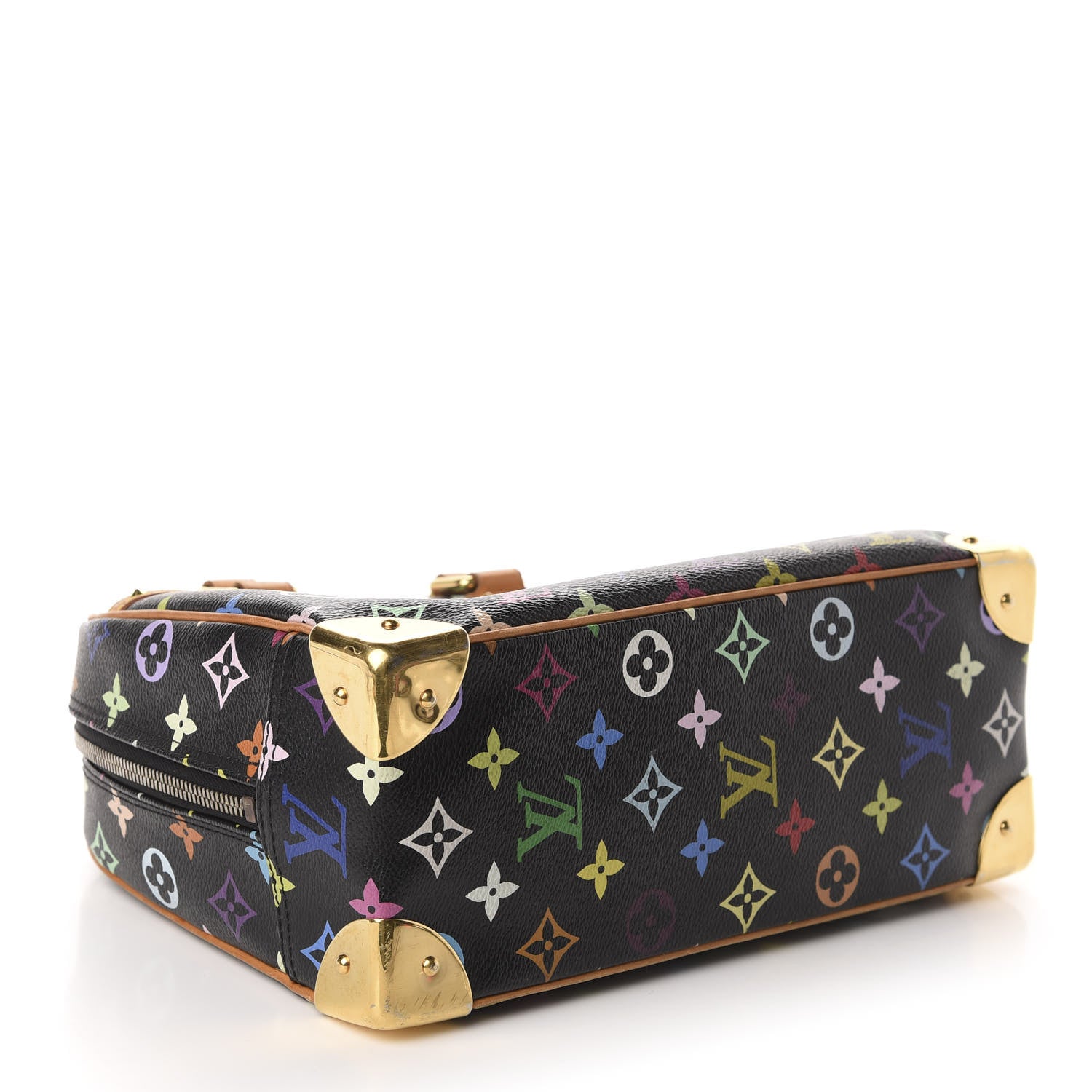 Louis Vuitton Monogram Multicolor Trouville Black 3 of 10