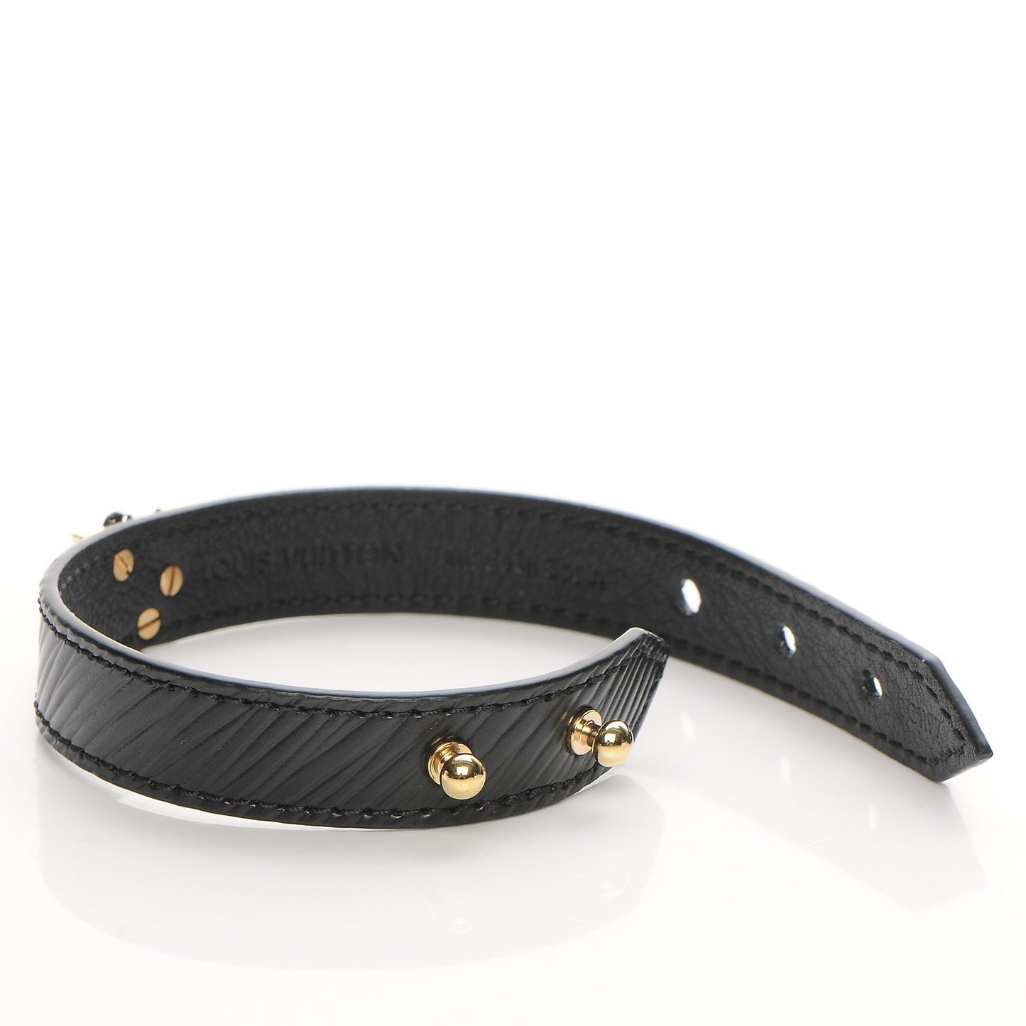 Epi Twist It Bracelet 17 Black