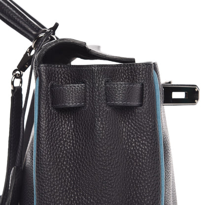 Hermes Togo Bi-Color Kelly Retourne 28 Indigo Blue Jean 62 of 64