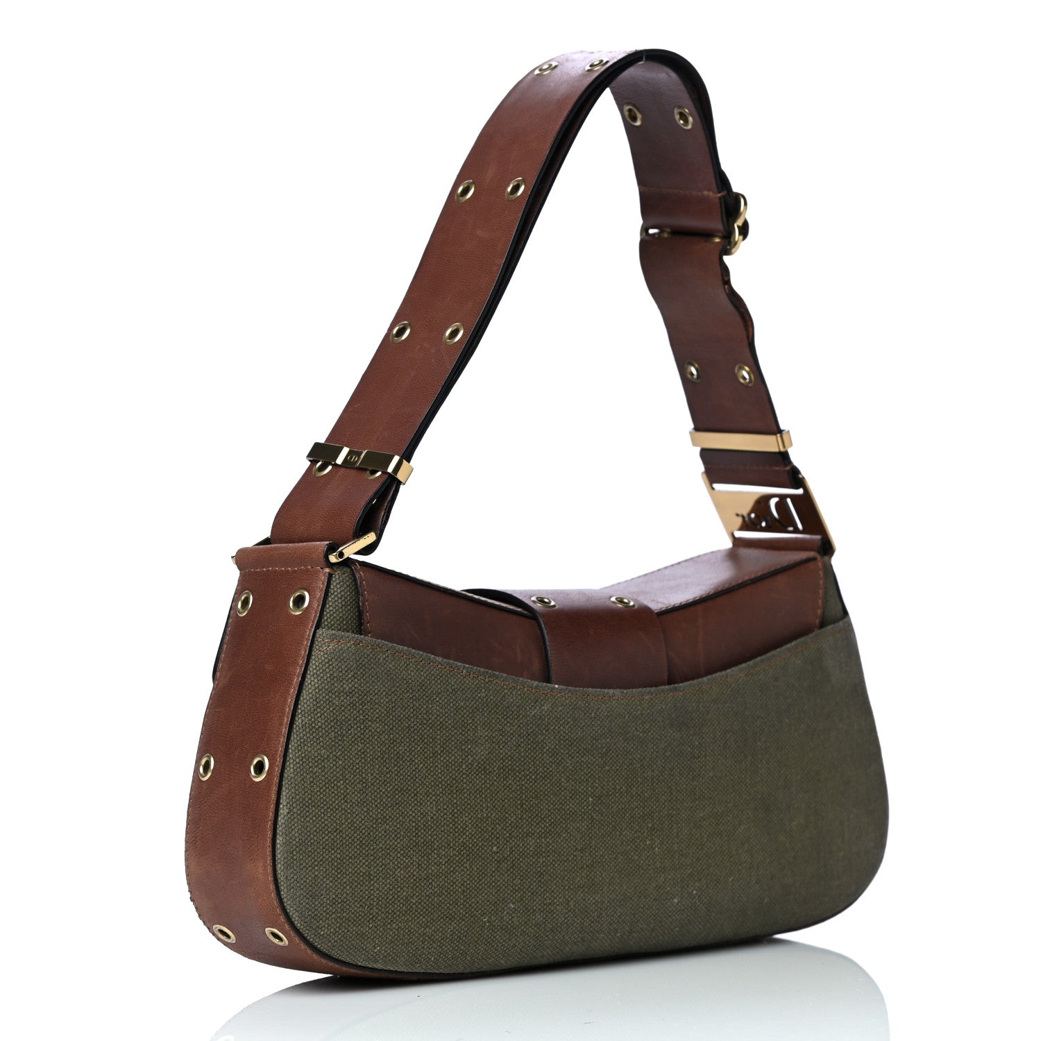 Christian Dior Canvas Calfskin Street Chic Columbus Ave Green 3 of 21