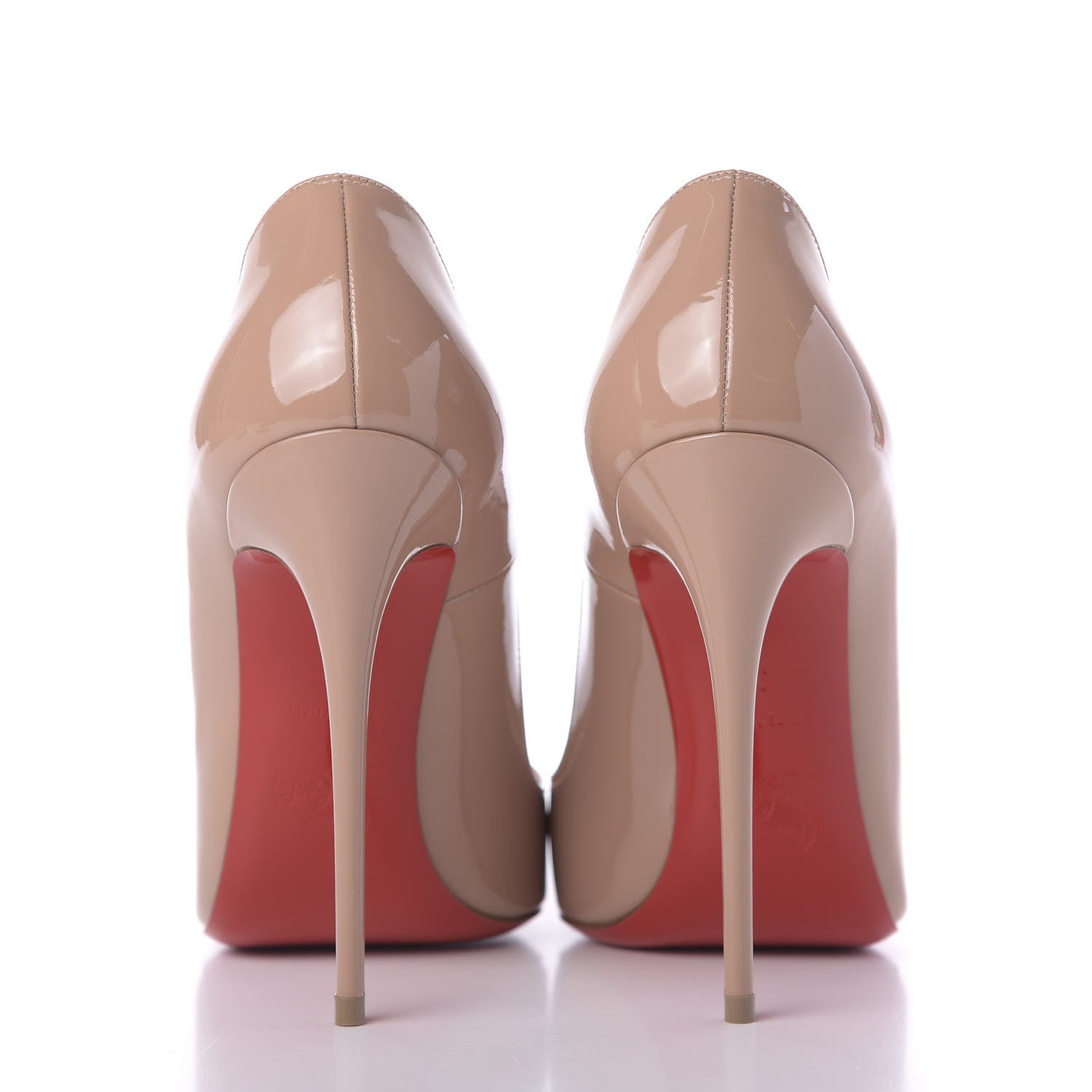 Christian Louboutin Patent So Kate 120 Pumps 37 Nude 7 of 9