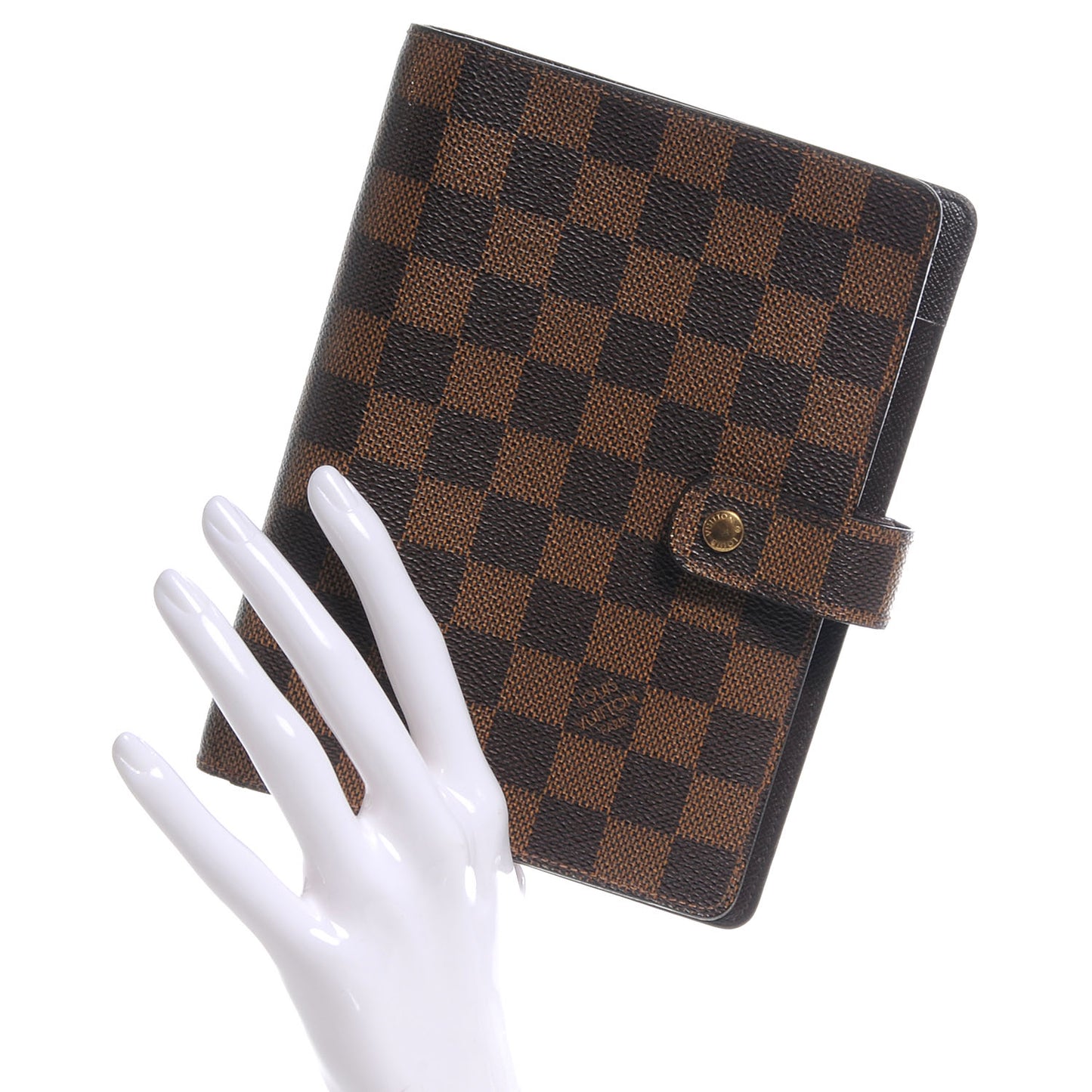 Damier Ebene Medium Ring Agenda