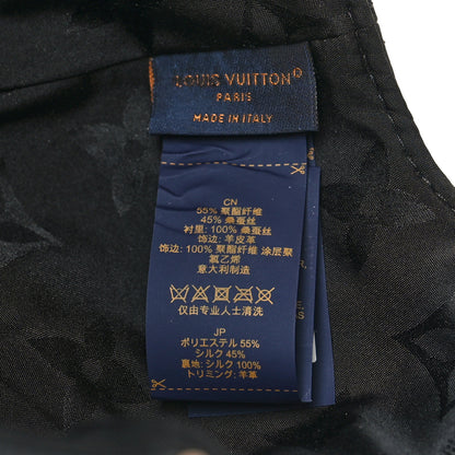 Louis Vuitton Polyester Silk Monogram LV Get Ready Cap M Black 8 of 8