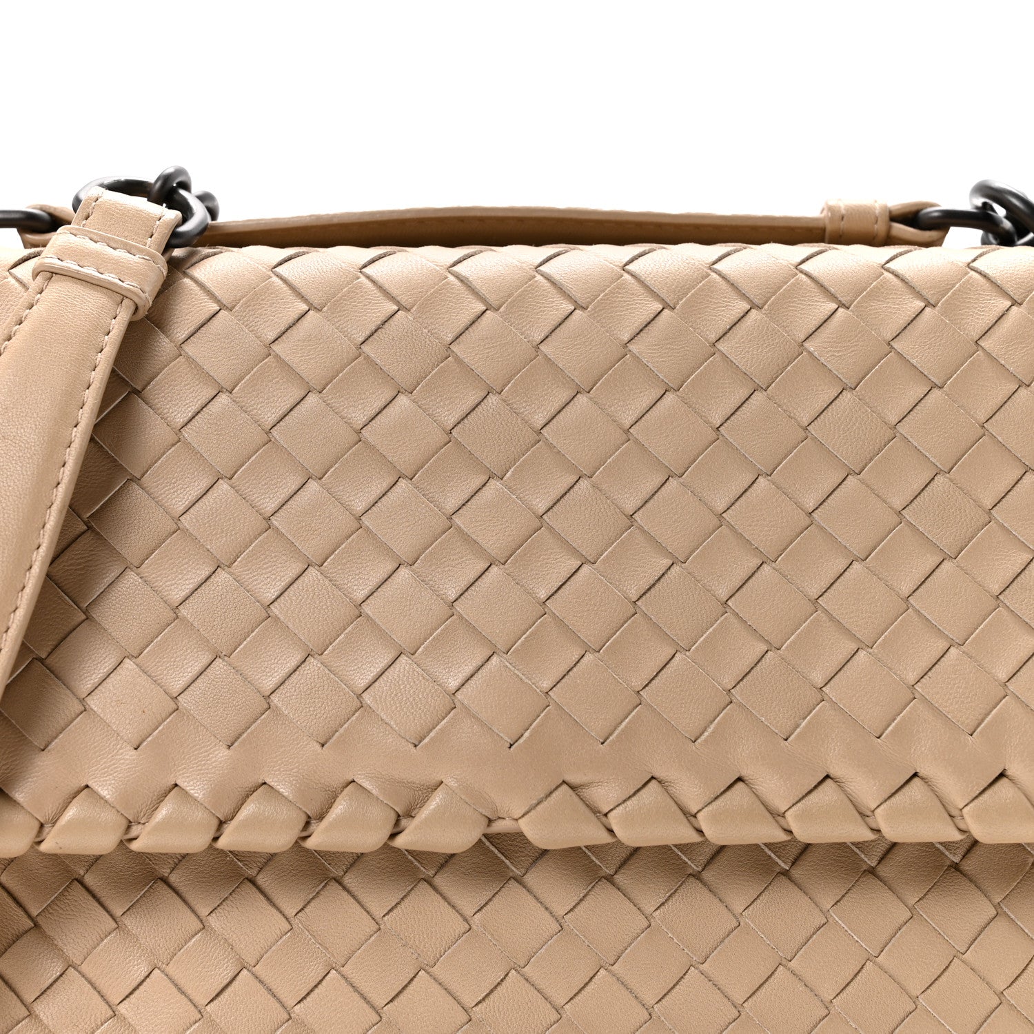 Bottega Veneta Nappa Intrecciato Small Olimpia Shoulder Bag Mink 8 of 15