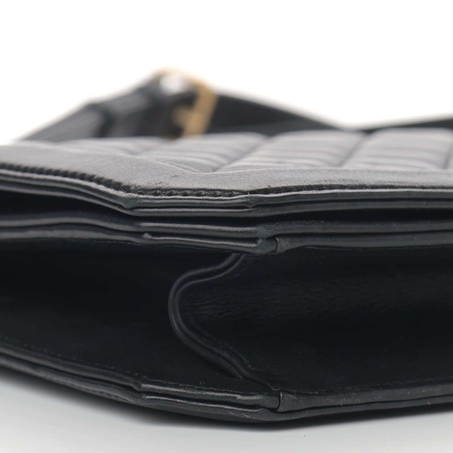 Chanel Lambskin Quilted Flap Shoulder Bag Black 5 of 15