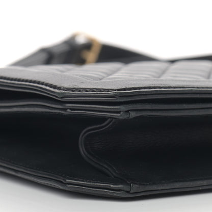 Chanel Lambskin Quilted Flap Shoulder Bag Black 5 of 15
