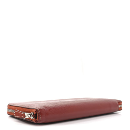 Hermes Epsom Silk'In Wallet Brique 4 of 6