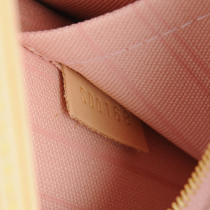 Louis Vuitton Damier Azur Neverfull MM GM Pochette Rose Ballerine 8 of 8