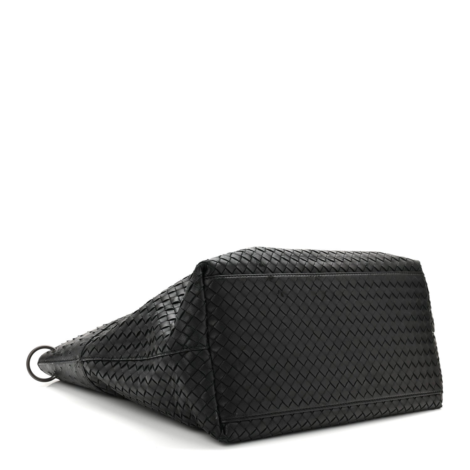 Bottega Veneta Ostrich Nappa Intrecciato Tote Black 4 of 11