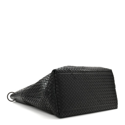 Bottega Veneta Ostrich Nappa Intrecciato Tote Black 4 of 11