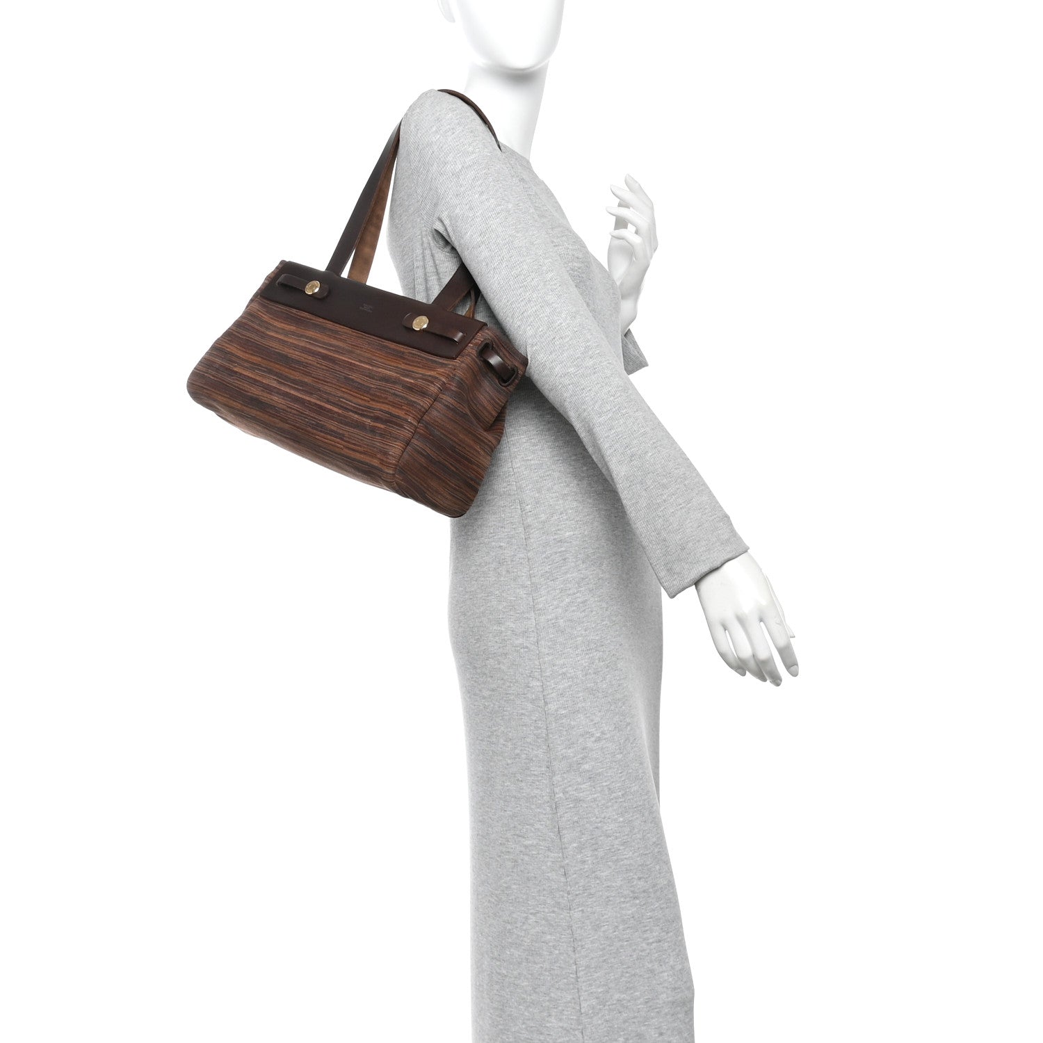 Hermes Vache Hunter Vibrato Herbag Cabas Ebene 2 of 9