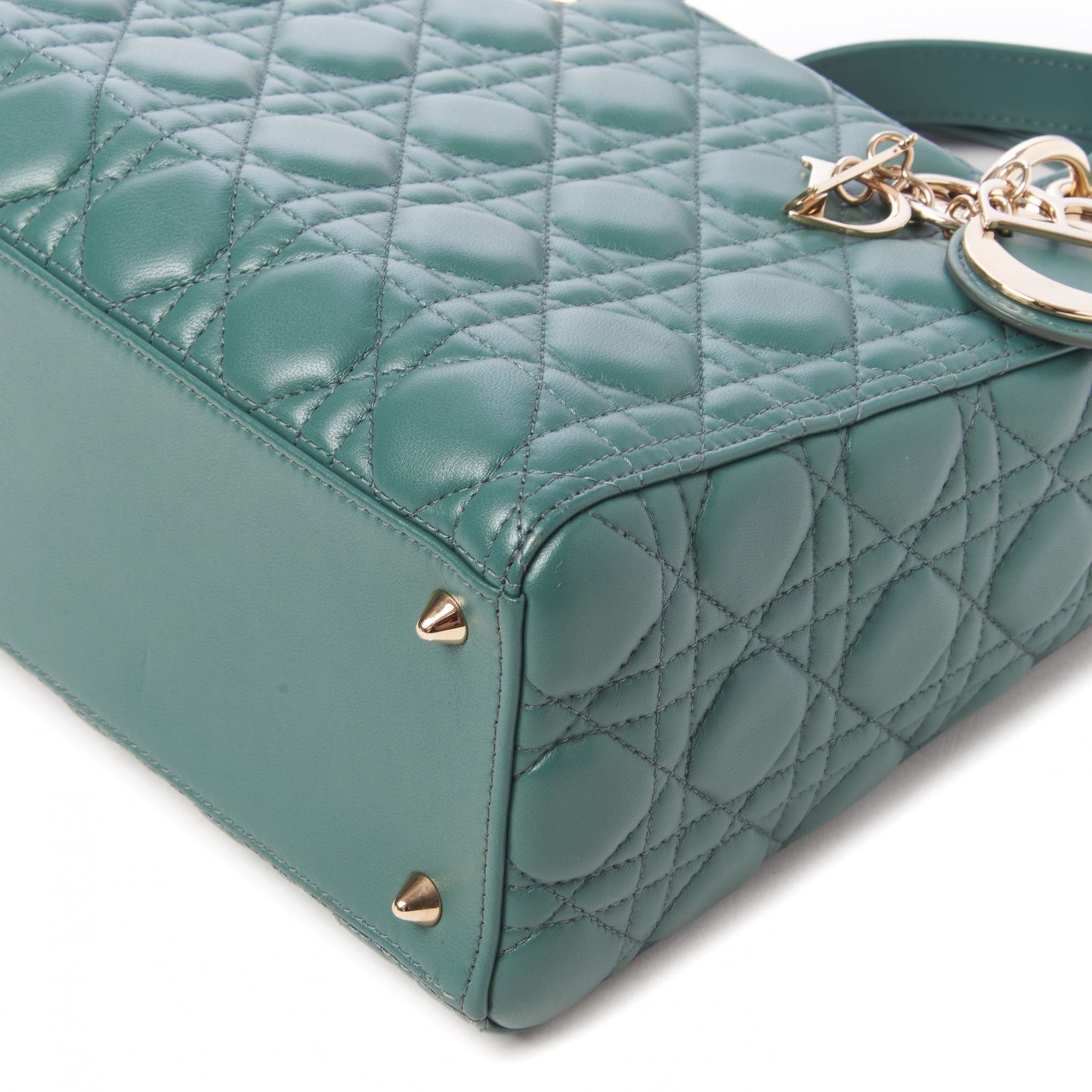 Lambskin Cannage Medium Lady Dior Orage
