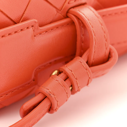 Bottega Veneta Calfskin Intrecciato Bang Bang Vanity Case Orange 11 of 12