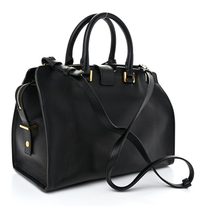 Saint Laurent Smooth Calfskin Small Monogram Cabas Black 3 of 12