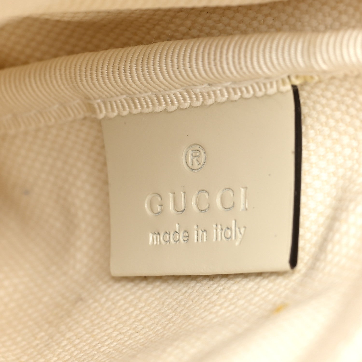 Gucci Canvas Flora Floral Calfskin Medium Cutout Shoulder Bag White Multicolor 6 of 9
