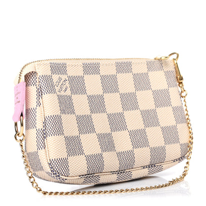 Louis Vuitton Damier Azur 2016 Christmas Animation Mini Pochette Accessories 3 of 7