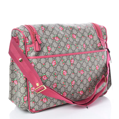 Gucci GG Supreme Monogram Rose Bud Diaper Bag Pink 4 of 10