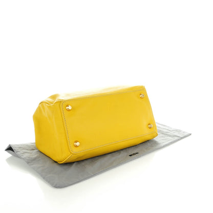 Miu Miu Vitello Shopping Tote Polline 4 of 7