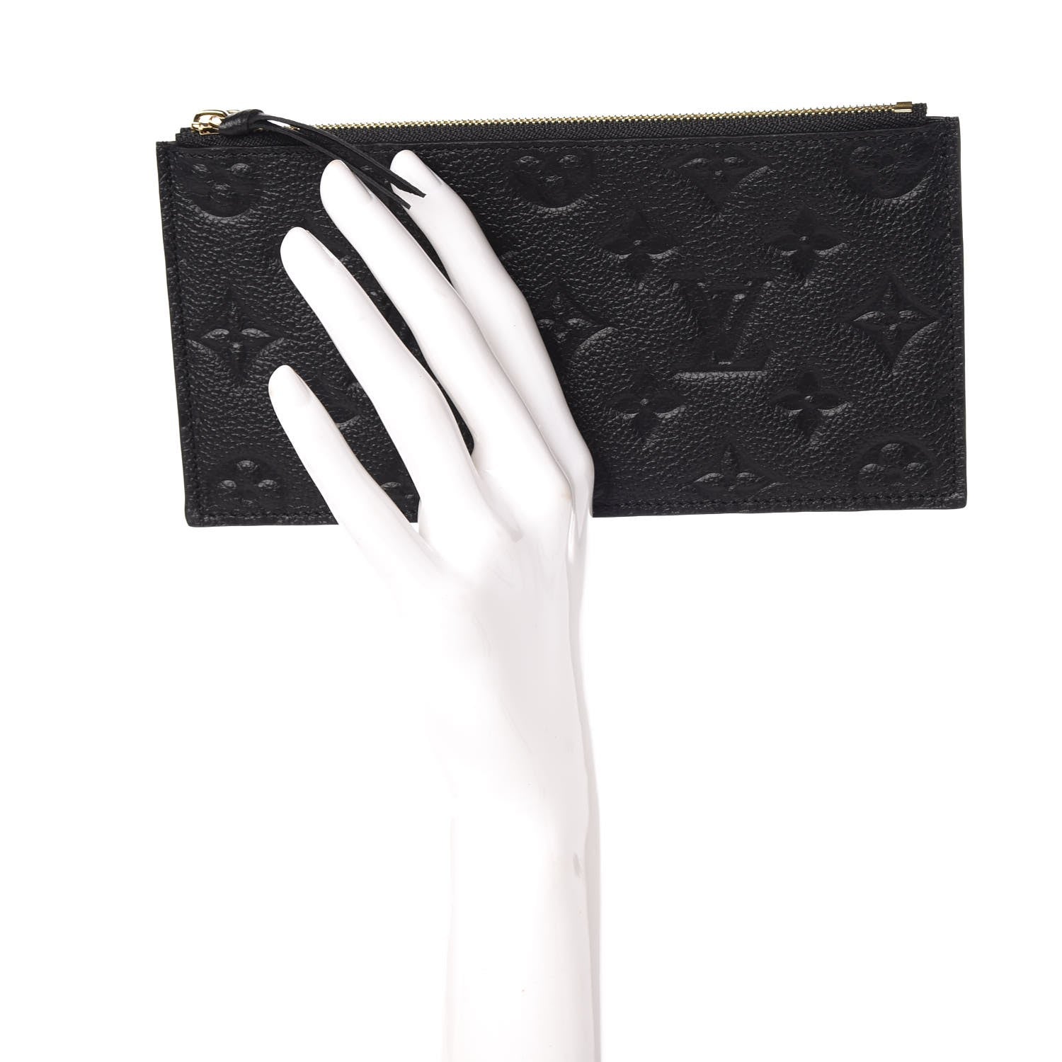 Louis Vuitton Empreinte Felicie Chain Wallet Zippered Insert Black 2 of 6