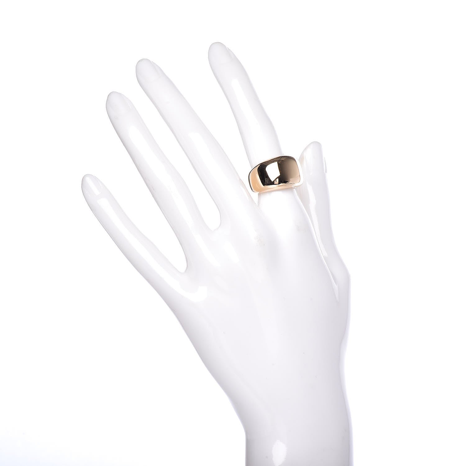 Cartier 18K Yellow Gold Nouvelle Vague Dome Ring 49 4.75 2 of 5